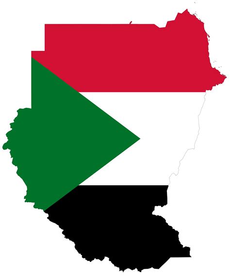 sudan flag map png